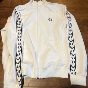 Fred Perry large white jacket